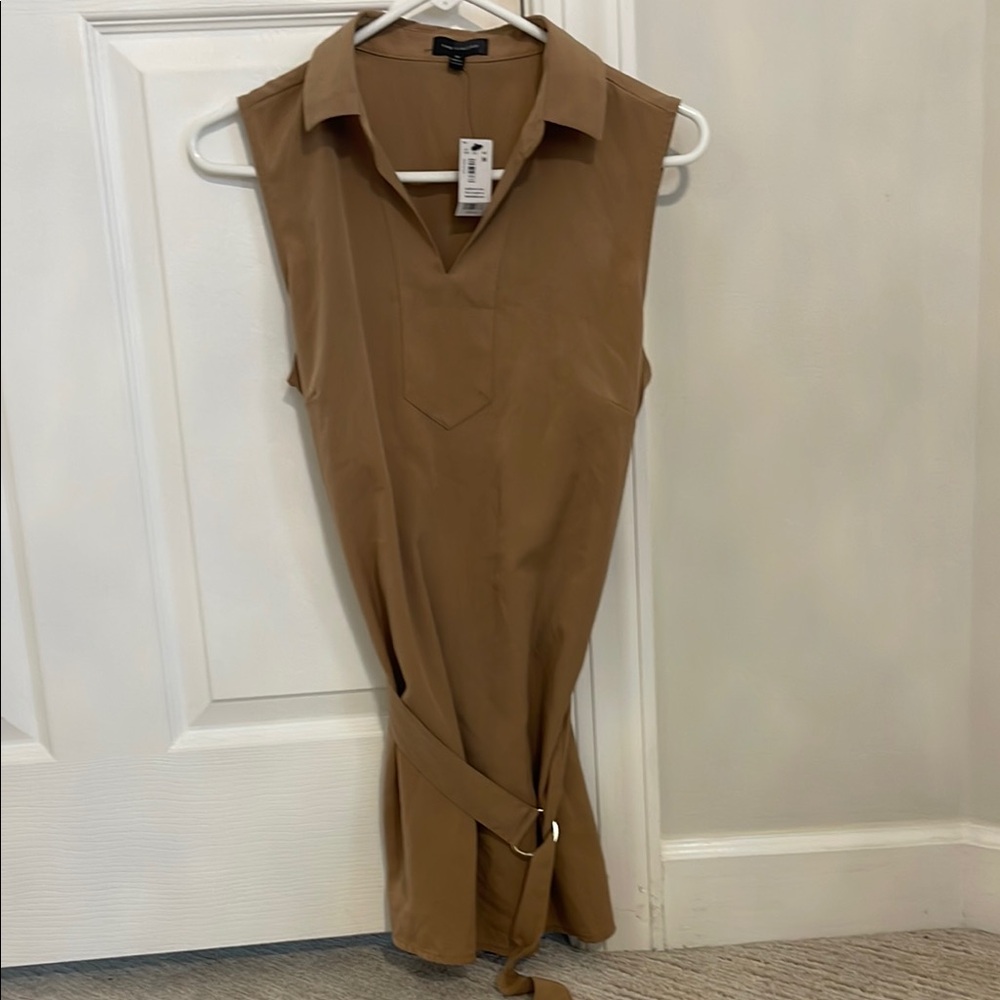 The Limited Camel Shirt Dress